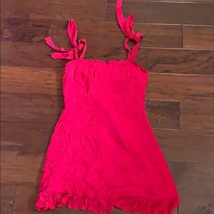 Red cotton Nasty Gal Mini Dress 💌 ✨